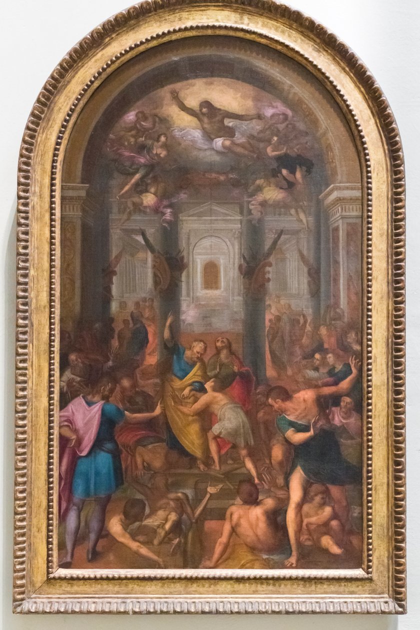 Milagre da sombra de São Pedro de Tommaso Laureti