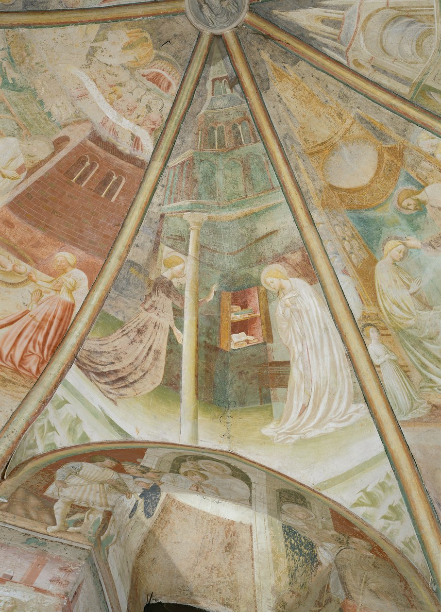 Anunciação de Tommaso Masolino da Panicale