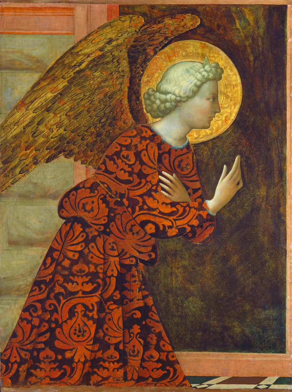 O Arcanjo Gabriel, c. 1430 (têmpera no painel) de Tommaso Masolino da Panicale