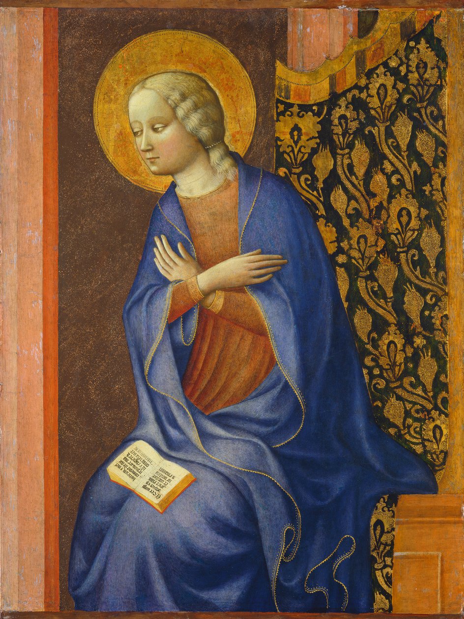 A Virgem Anunciate, c. 1430 (têmpera no painel) de Tommaso Masolino da Panicale