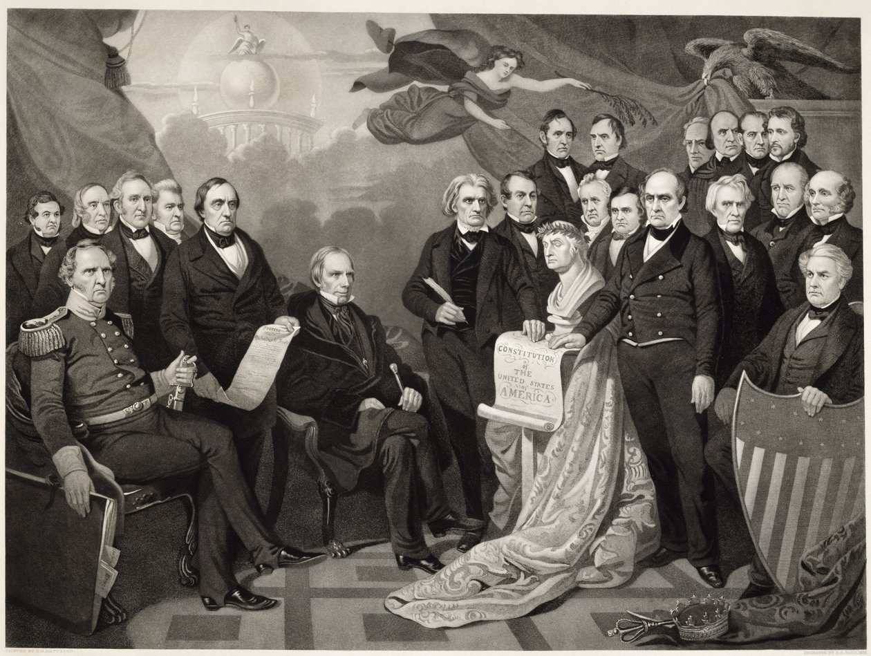 União, 1852 (gravura em papel tufado) de Tompkins Harrison after Matteson