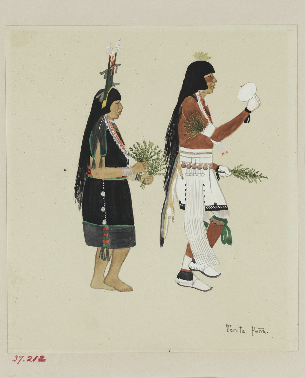 Dançarinos de milho, c 1920 de Tonita Peña