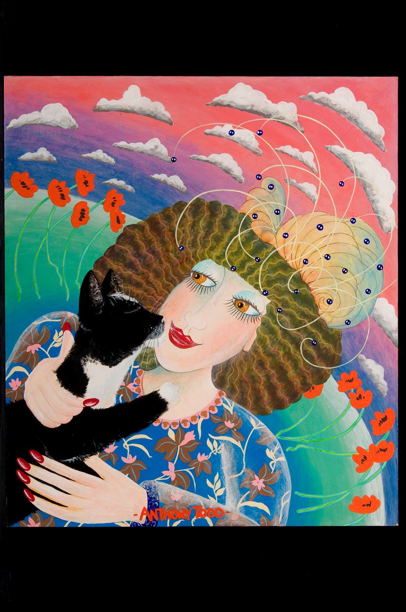 Binkies and Poppies, 2010 (acrílico a bordo) de Tony Todd