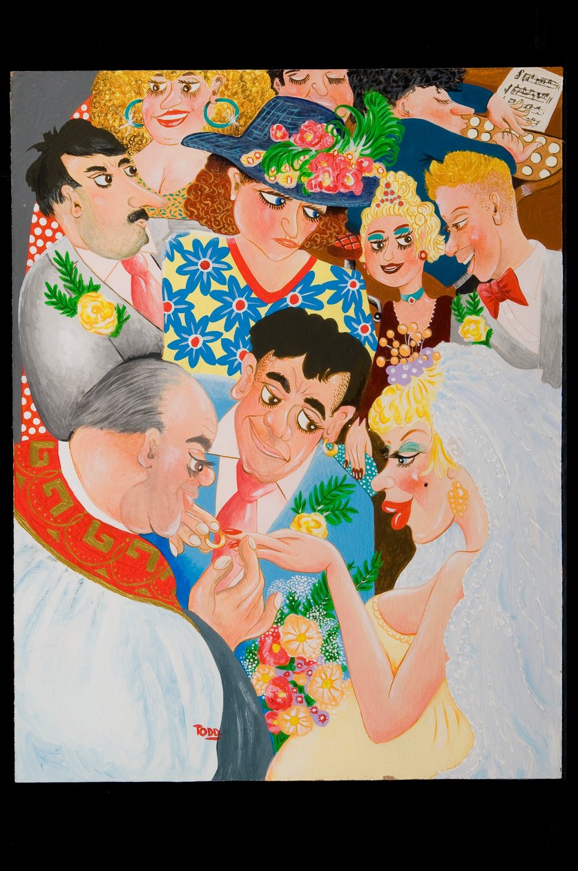 Casamento setembro, 2010 (acrílico a bordo) de Tony Todd