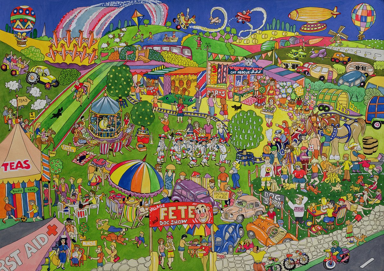 The Summer Fete, 1999 (wc no papel) de Tony Todd