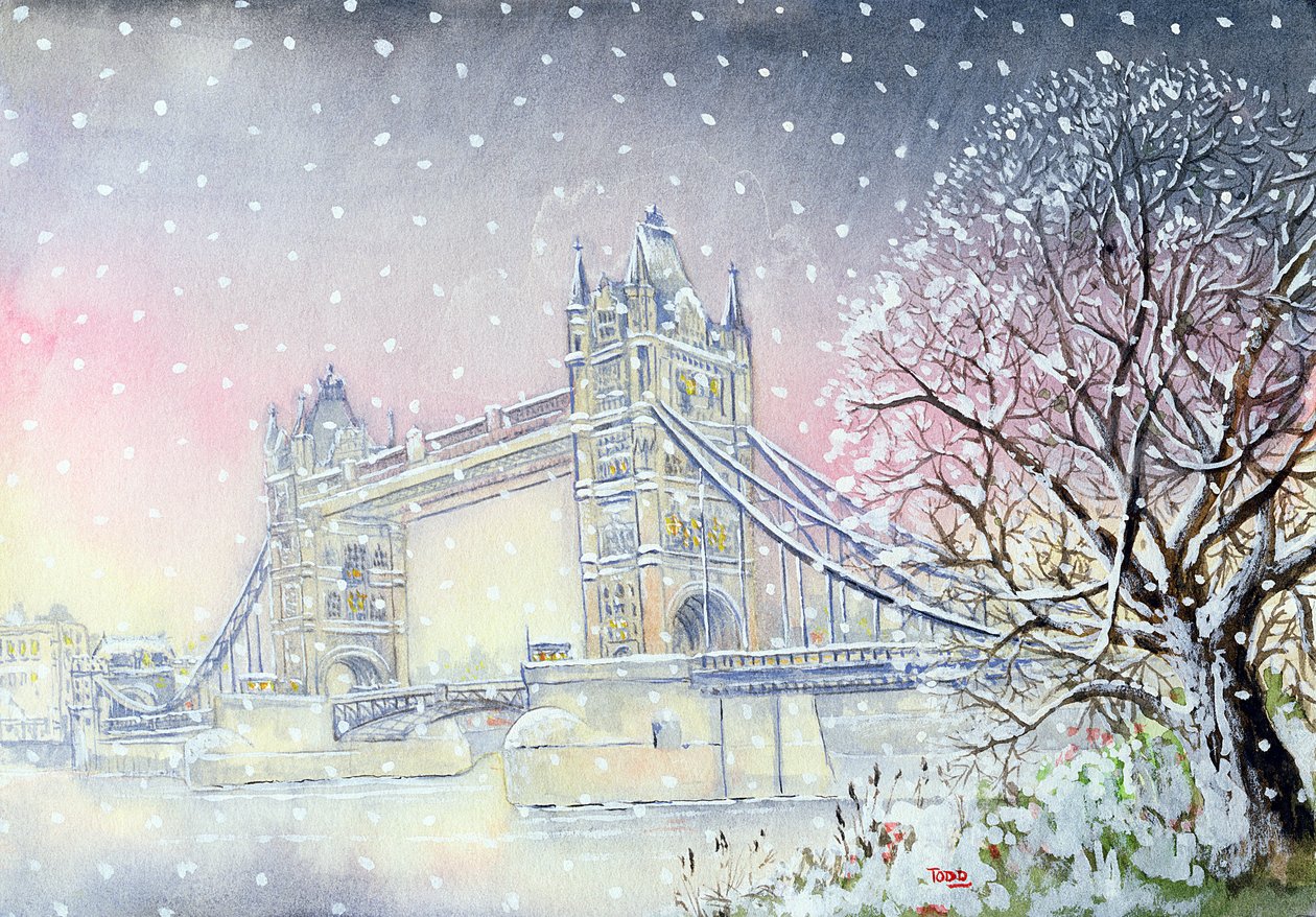 Tower Bridge, 2005 (wc no papel) de Tony Todd