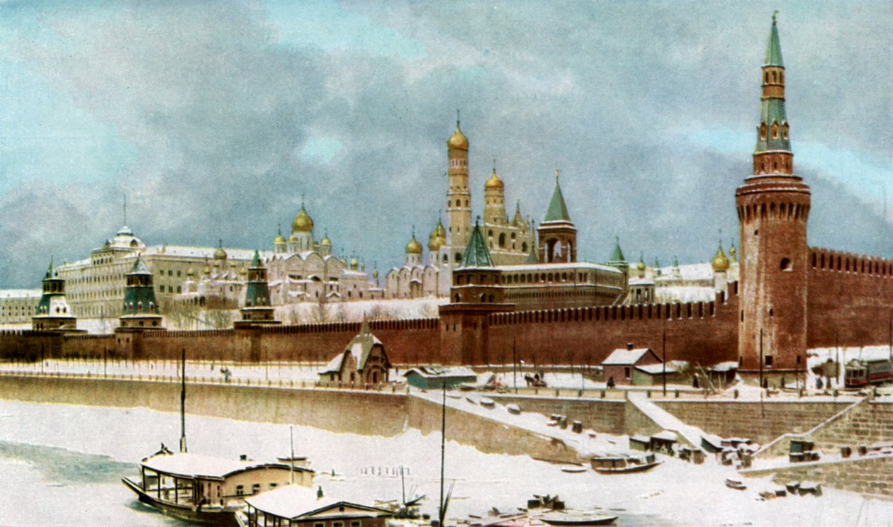 O Kremlin, Moscou, Rússia, c1930s de Topical Press Agency