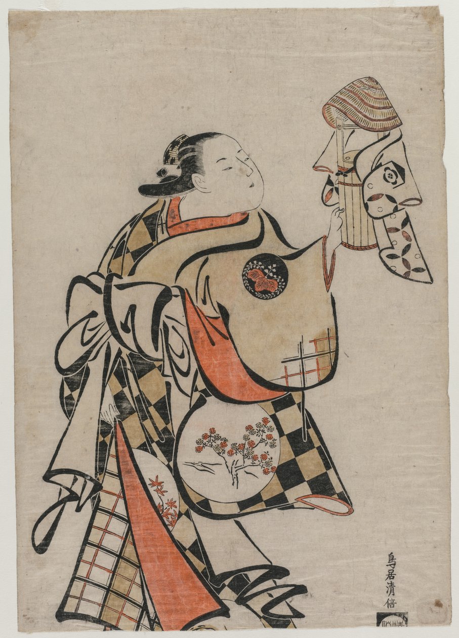O óleo de solda Fujimura é uma mão escolar de Torii Kiyomasu