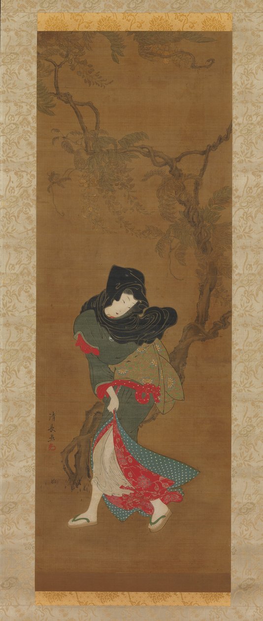 Beleza na brisa de verão, século XVIII. de Torii Kiyonaga