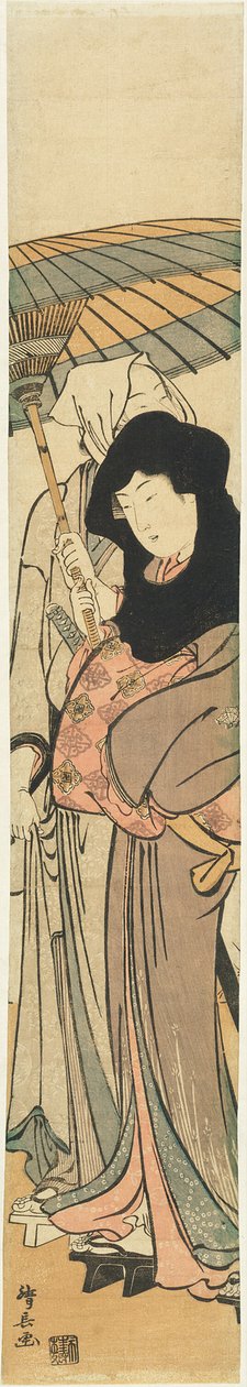 Ochiyo plano d anti-americano de Torii Kiyonaga