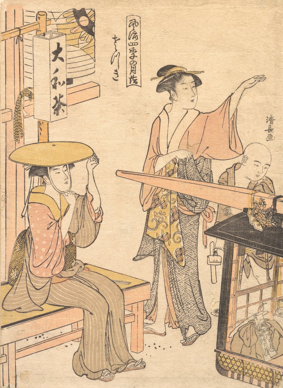 O Quinto Mês, ca. 1791. de Torii Kiyonaga