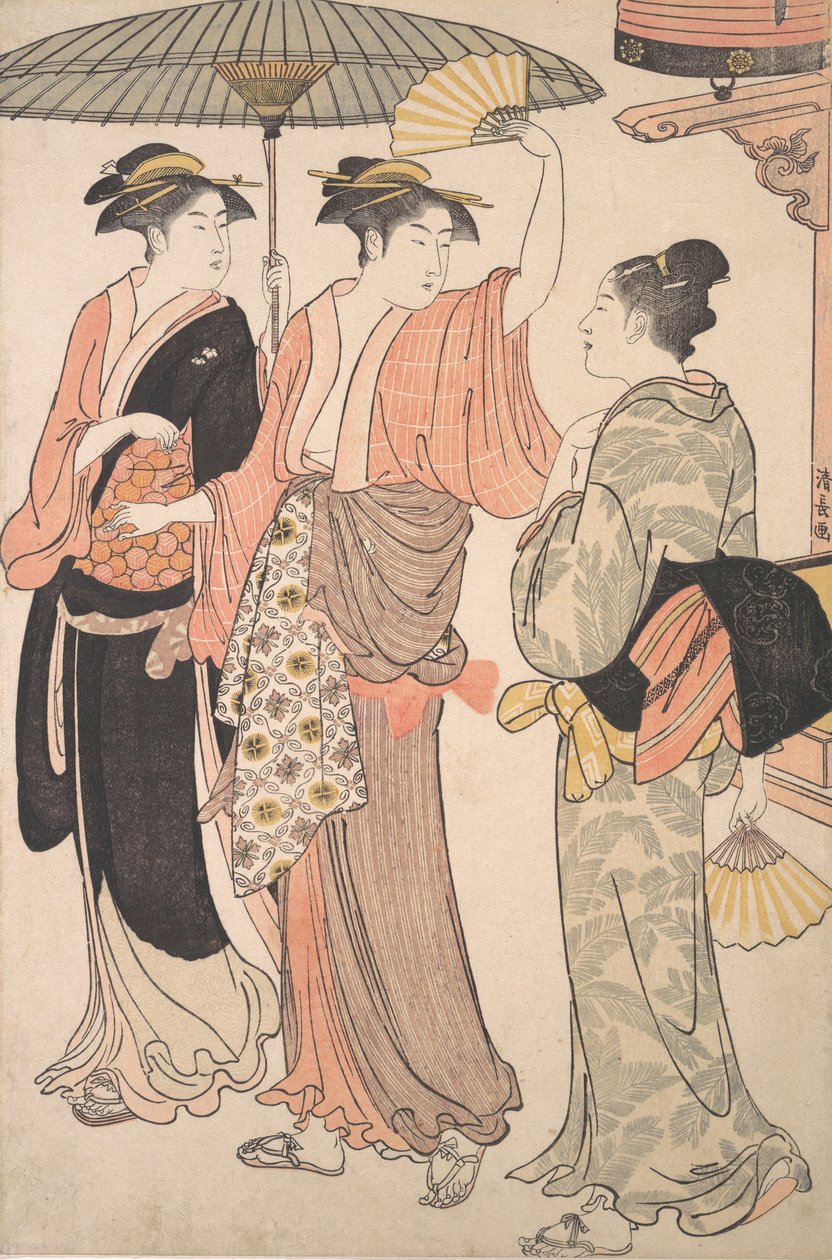 The Fifth Month, da série Twelve Months in the Southern Pleasure District Minami j..., 1784. de Torii Kiyonaga