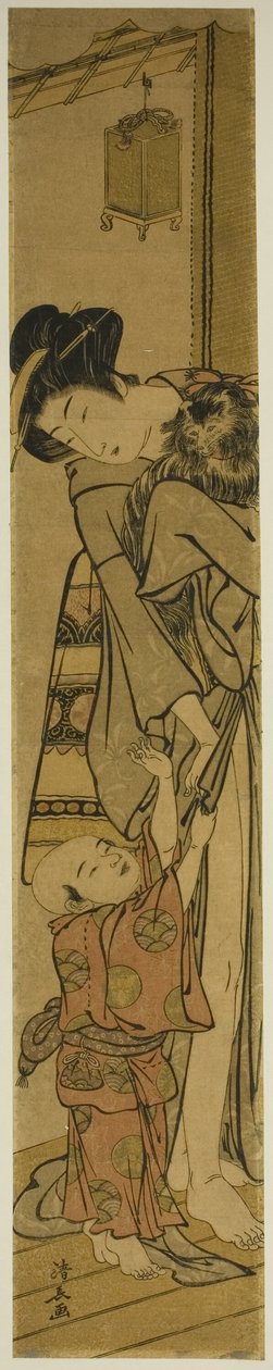 O Pequinês de Torii Kiyonaga