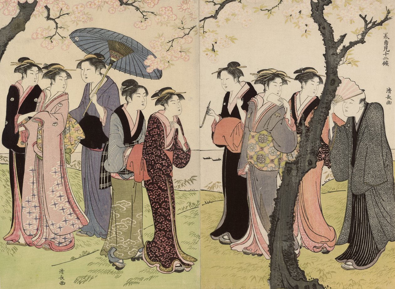 Terceiro mês de Torii Kiyonaga