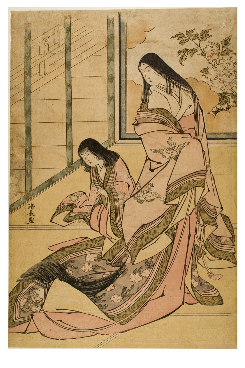 A Terceira Princesa de uma série sem título de belezas clássicas de Torii Kiyonaga