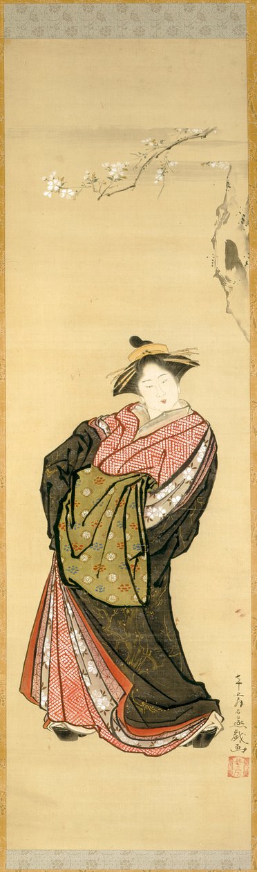Filial Cortesã e Cerejeira de Toriyama Sekien