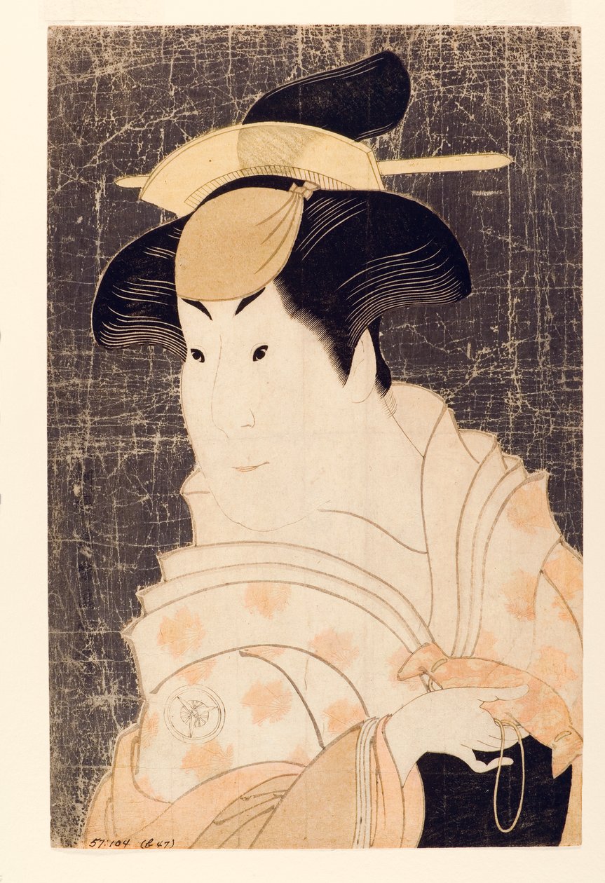 O ator Iwai Hanshiro IV como Shigenoi, a ama de leite, 1794 (xilogravura) de Toshusai Sharaku