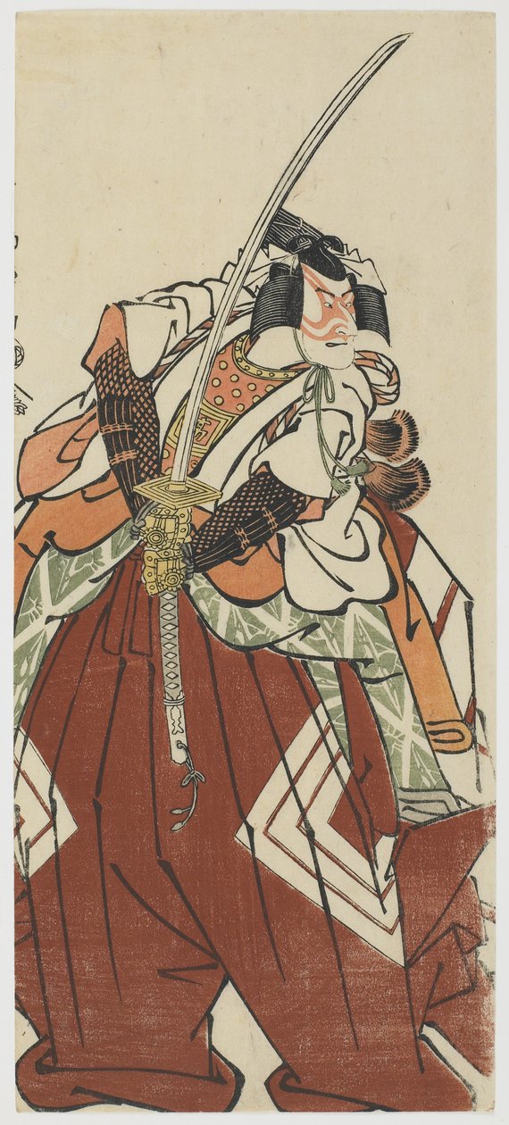 Ichikawa Komazo III como Shinozuka Goro, 1794 de Toshusai Sharaku