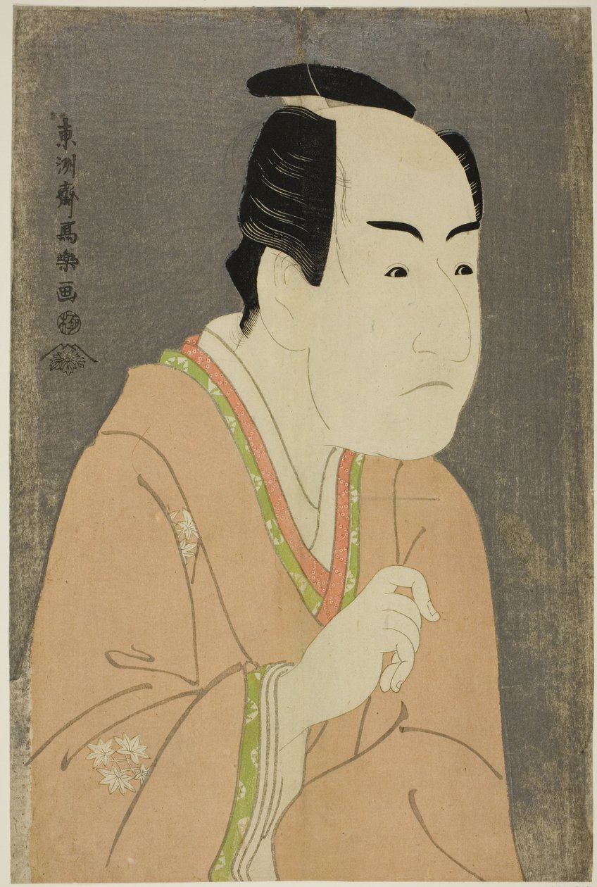 Teac e r Monnosuke Ichikawa de Toshusai Sharaku