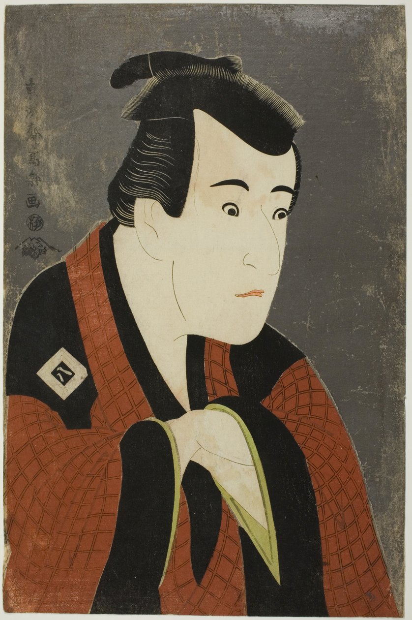 O ator Ichikawa Yaozo III como Tanabe Bunzo de Toshusai Sharaku
