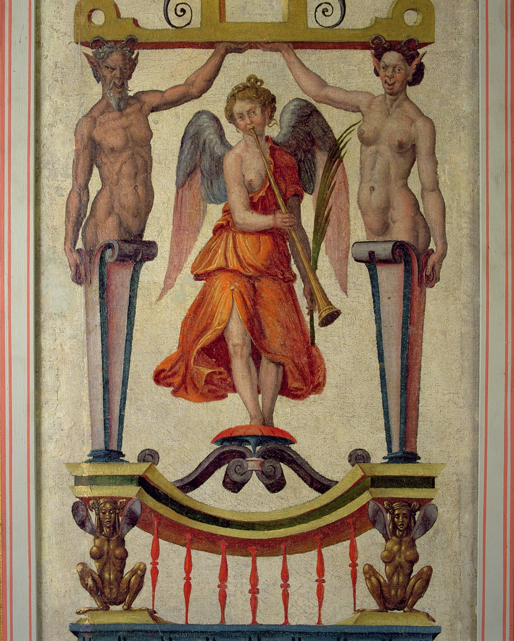 Painel de arabesco, que pode ter vindo do Palácio Nonsuch, século XVI de Toto