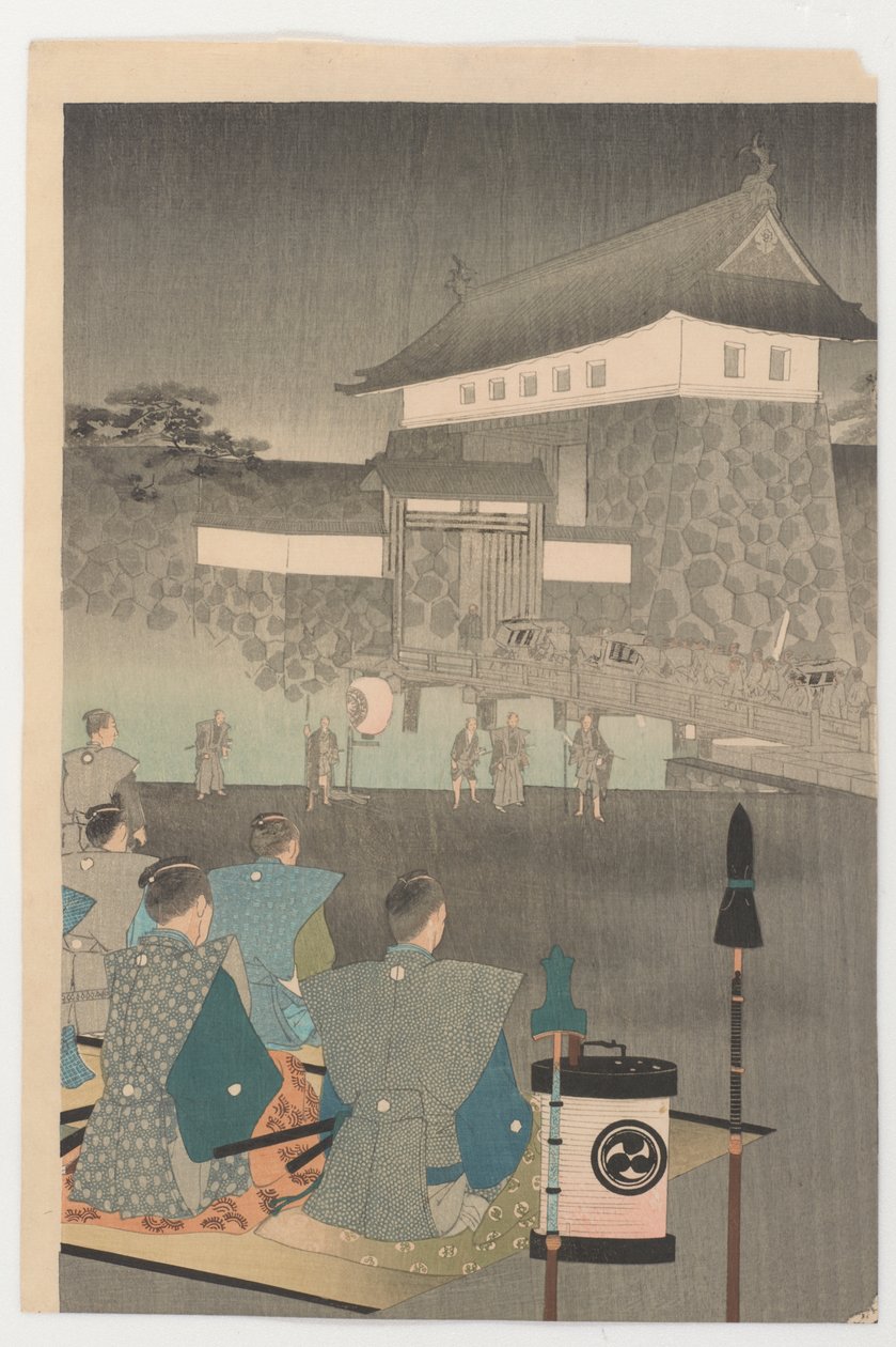 Chiyoda, 1897 (impressão de woodblock de cor) de Toyohara Chikanobu