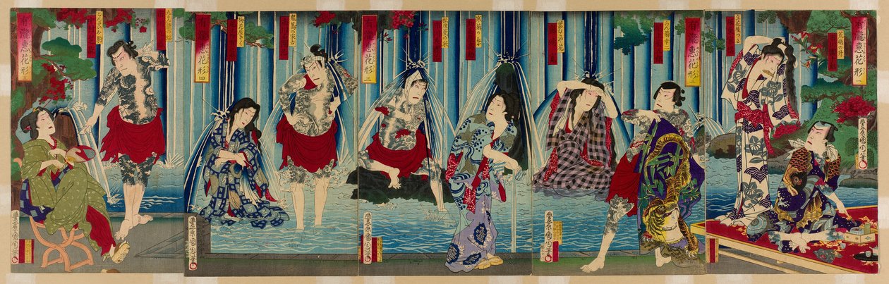 Kabuki S et ai. de Toyohara Kunichika