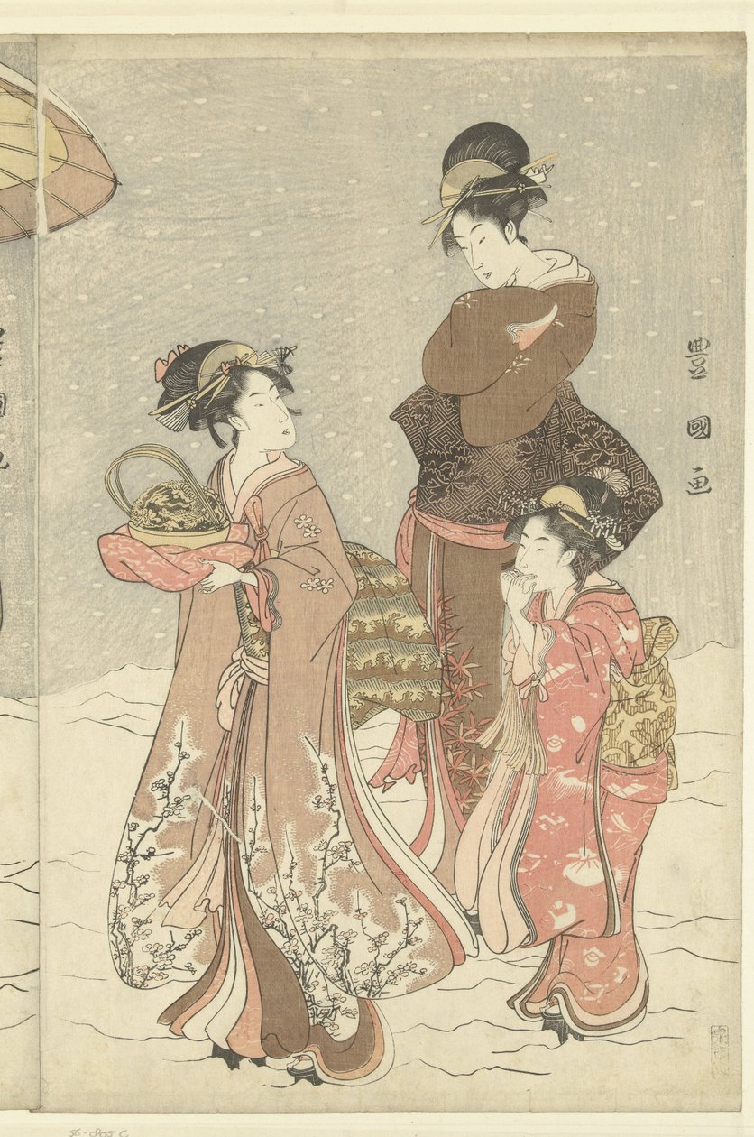 Bola de neve de Toyokuni (II) , Utagawa