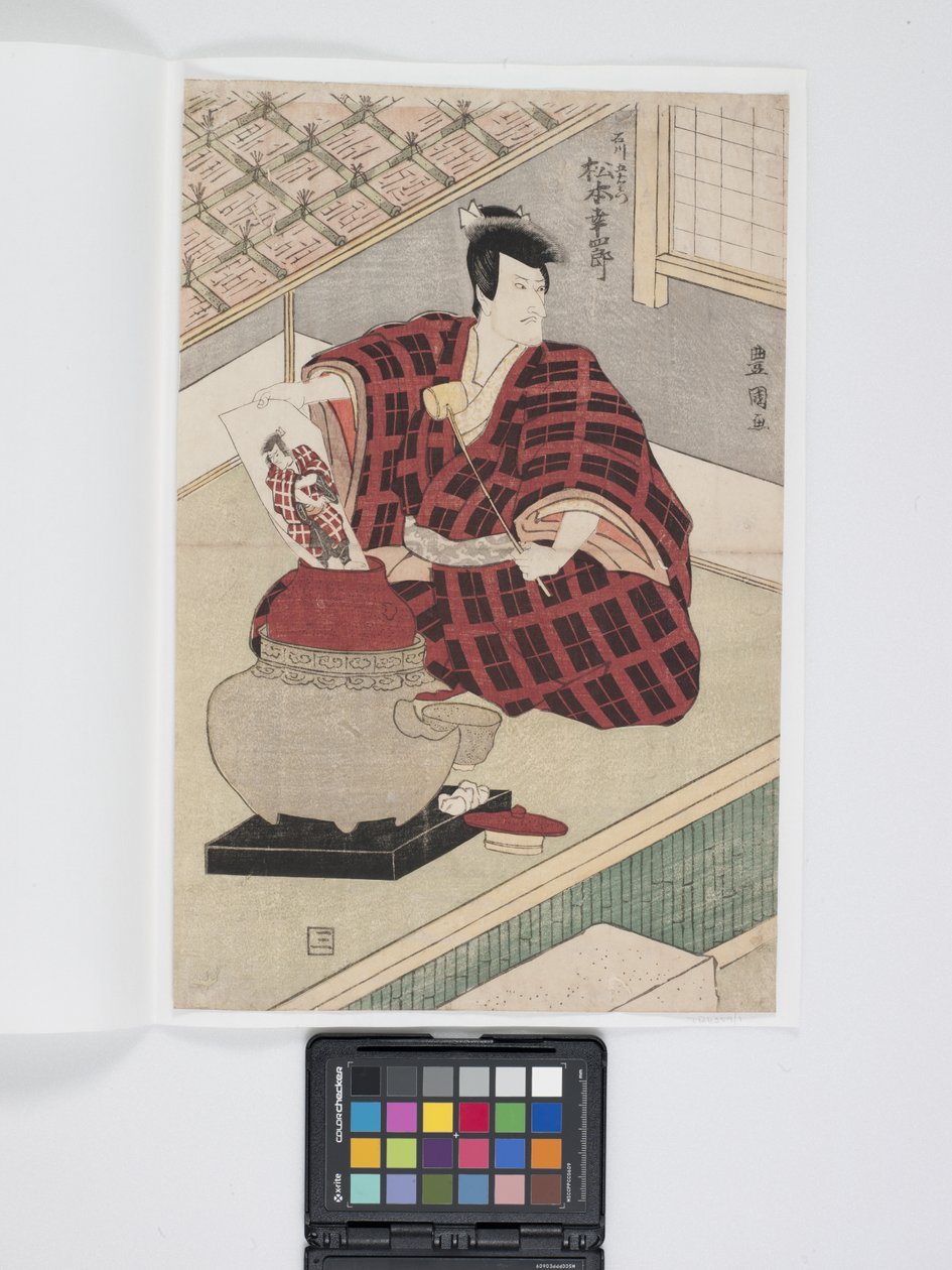 Matsumoto K?shir? In The Role Of Ishikawa Goemon (impressão em bloco de madeira a cores) de Toyokuni