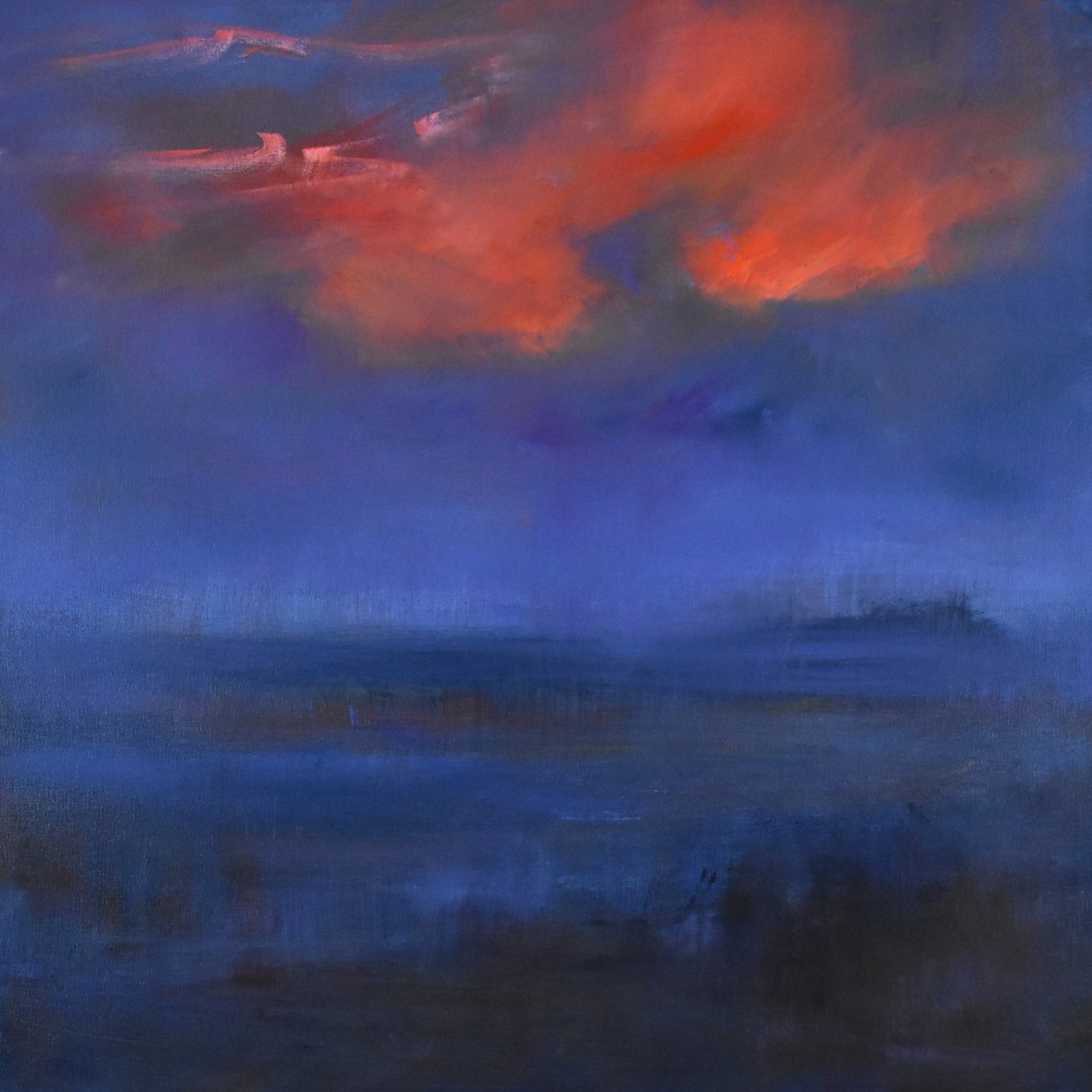Compelling Quietude, 2019 (óleo sobre tela) de Tracy Lambros