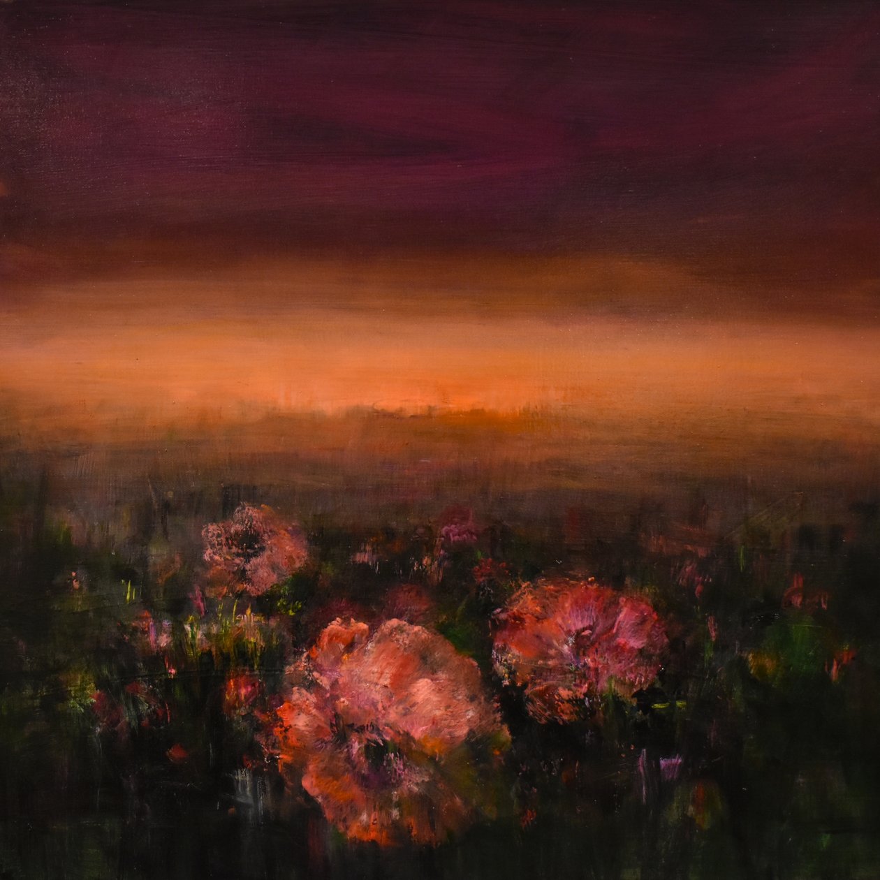 Eventide 1, 2017 (óleo sobre tela) de Tracy Lambros