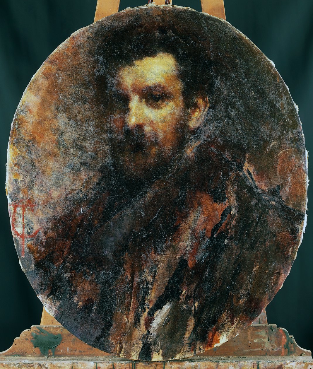 Retrato de Cletto Arrighi, pseudônimo de Carlo Righetti (Milão de Tranquillo Cremona