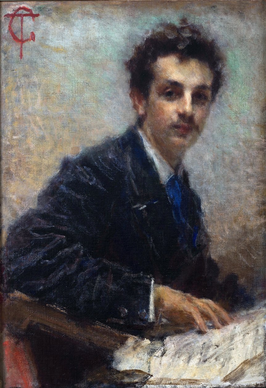 Retrato do compositor Benedetto Junck de Tranquillo Cremona