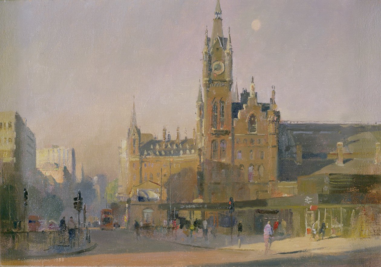 De manhã cedo, Euston Road, 1988 de Trevor Chamberlain