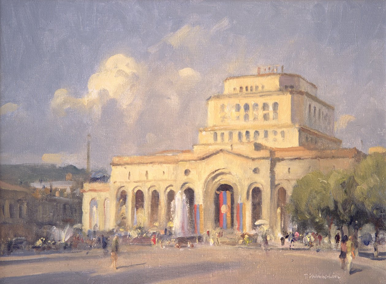 Noite, Praça da República, Yerevan de Trevor Chamberlain