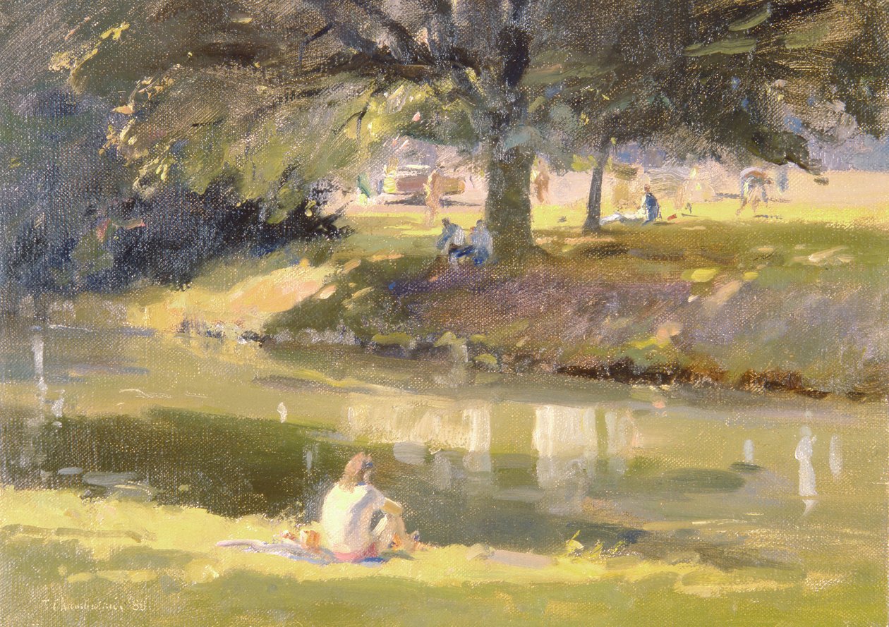 High Summer, Castle Grounds, Hertford, 1988 de Trevor Chamberlain