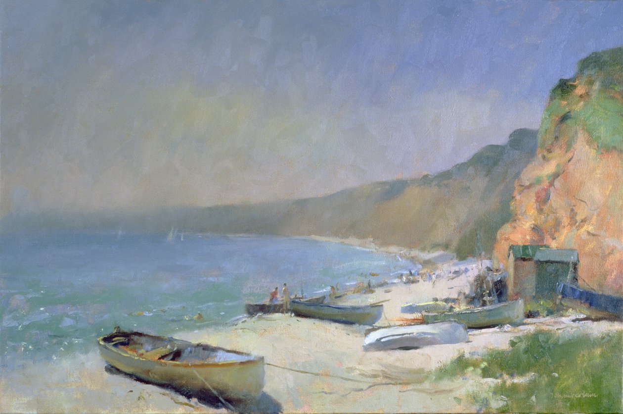 Praia cintilante, Budleigh Salterton de Trevor Chamberlain