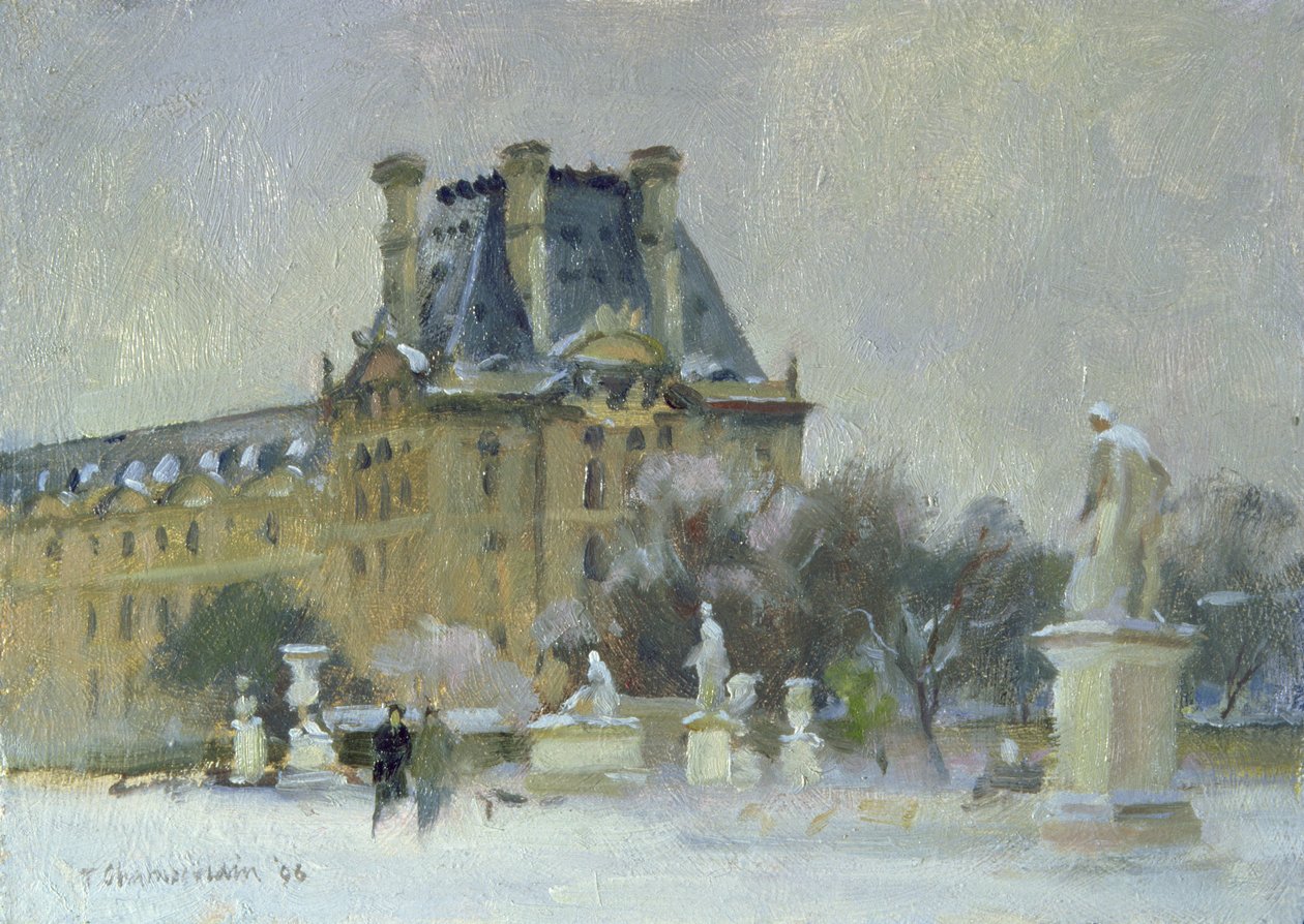 Neve nas Tulherias, Paris, 1996 de Trevor Chamberlain