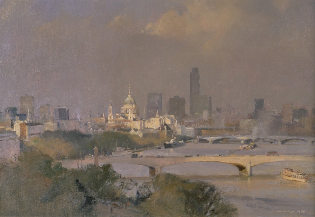 Tarde sensual em agosto, Kings Reach, 1988 de Trevor Chamberlain