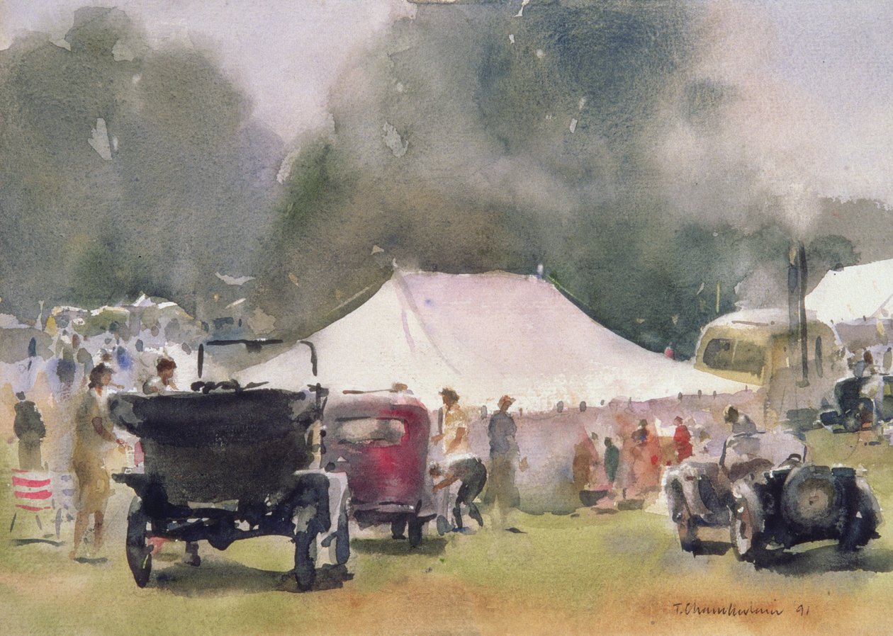 Vintage Motor Rally, 1991 (wc no papel) de Trevor Chamberlain
