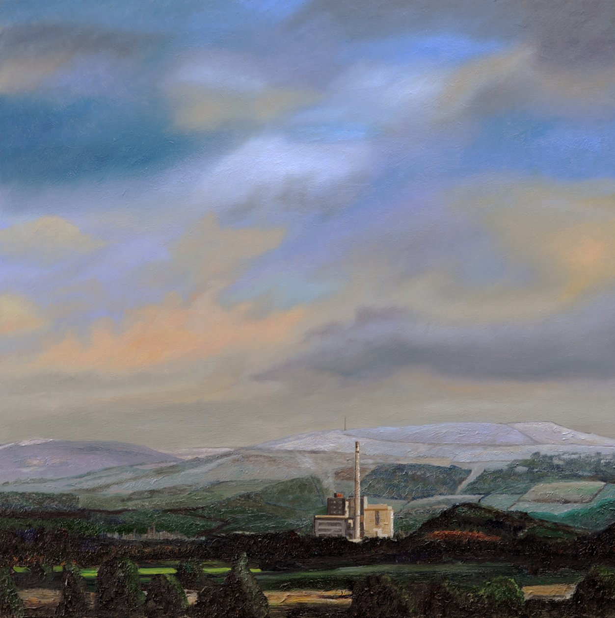 Obras de cimento, Hope Valley, Derbyshire, 2009 de Trevor Neal