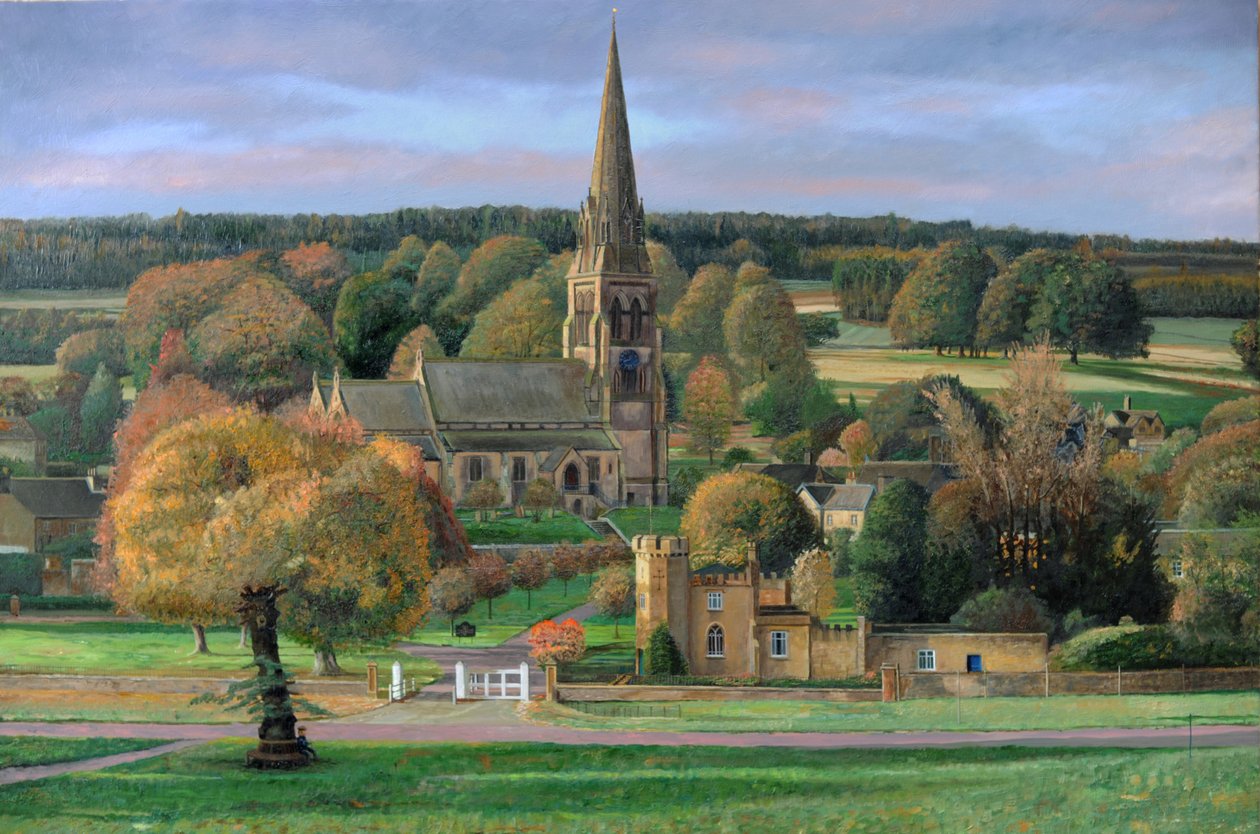 Edensor, Chatsworth Park, Derbyshire, 2009 de Trevor Neal