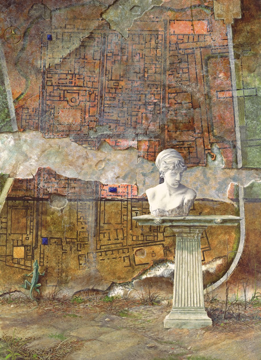 Herculano Site Plan, 1994 de Trevor Neal