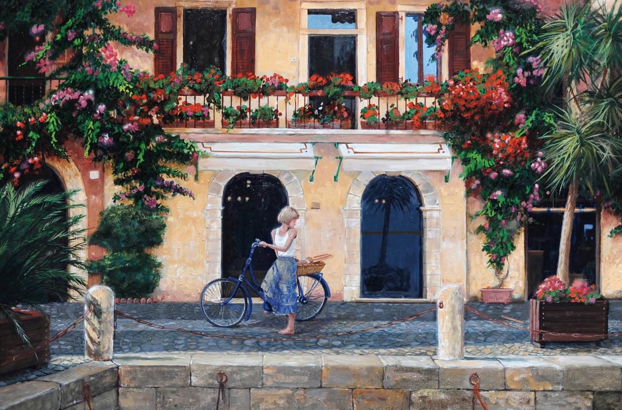 Limone, Lago de Garda, Itália, 2003 de Trevor Neal