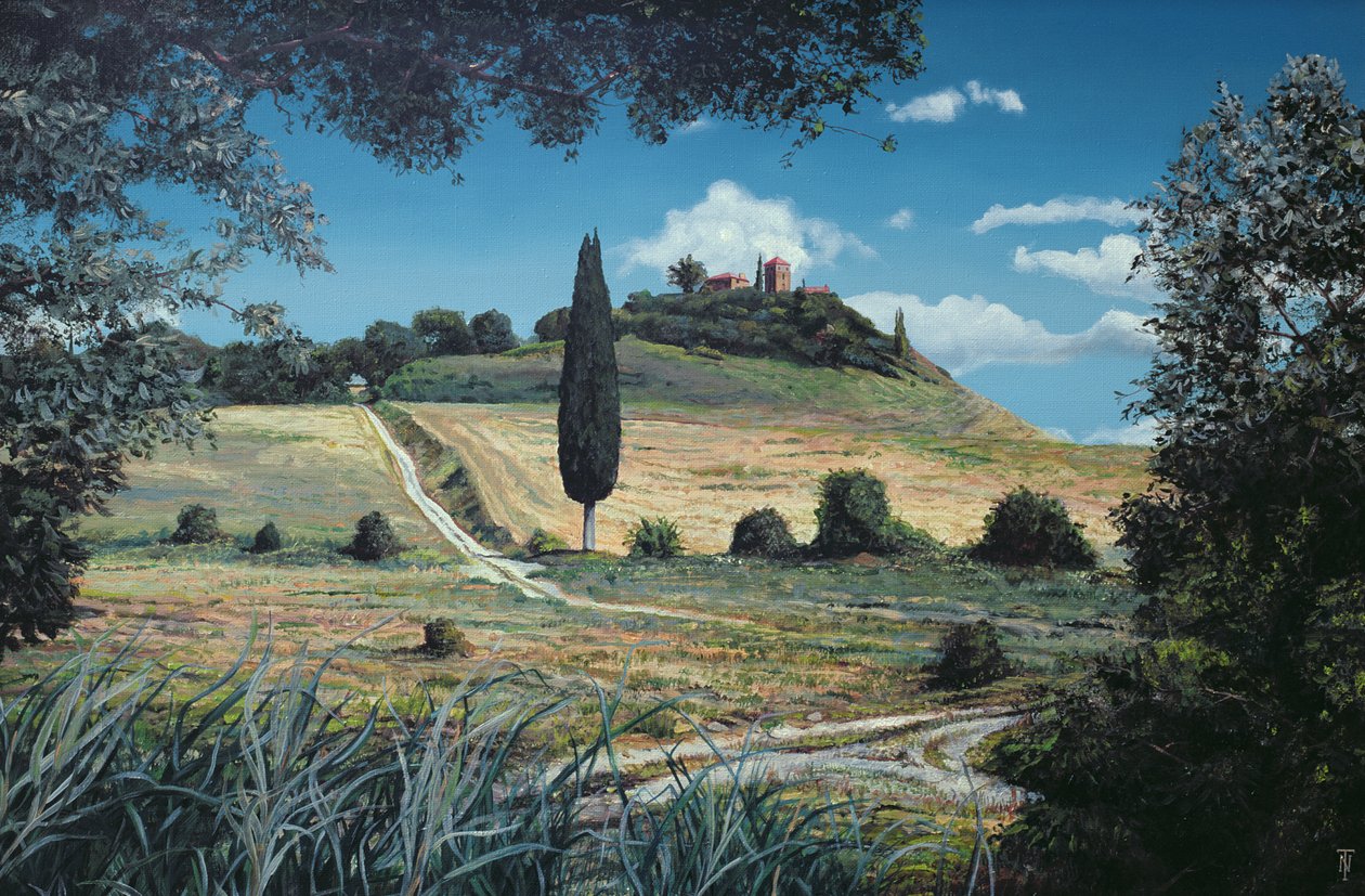 Árvore de pirulito, Umbria, 1998 de Trevor Neal