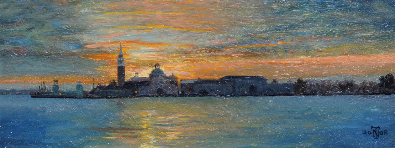 San Giorgio, Lagoa de Veneza, 2008 de Trevor Neal