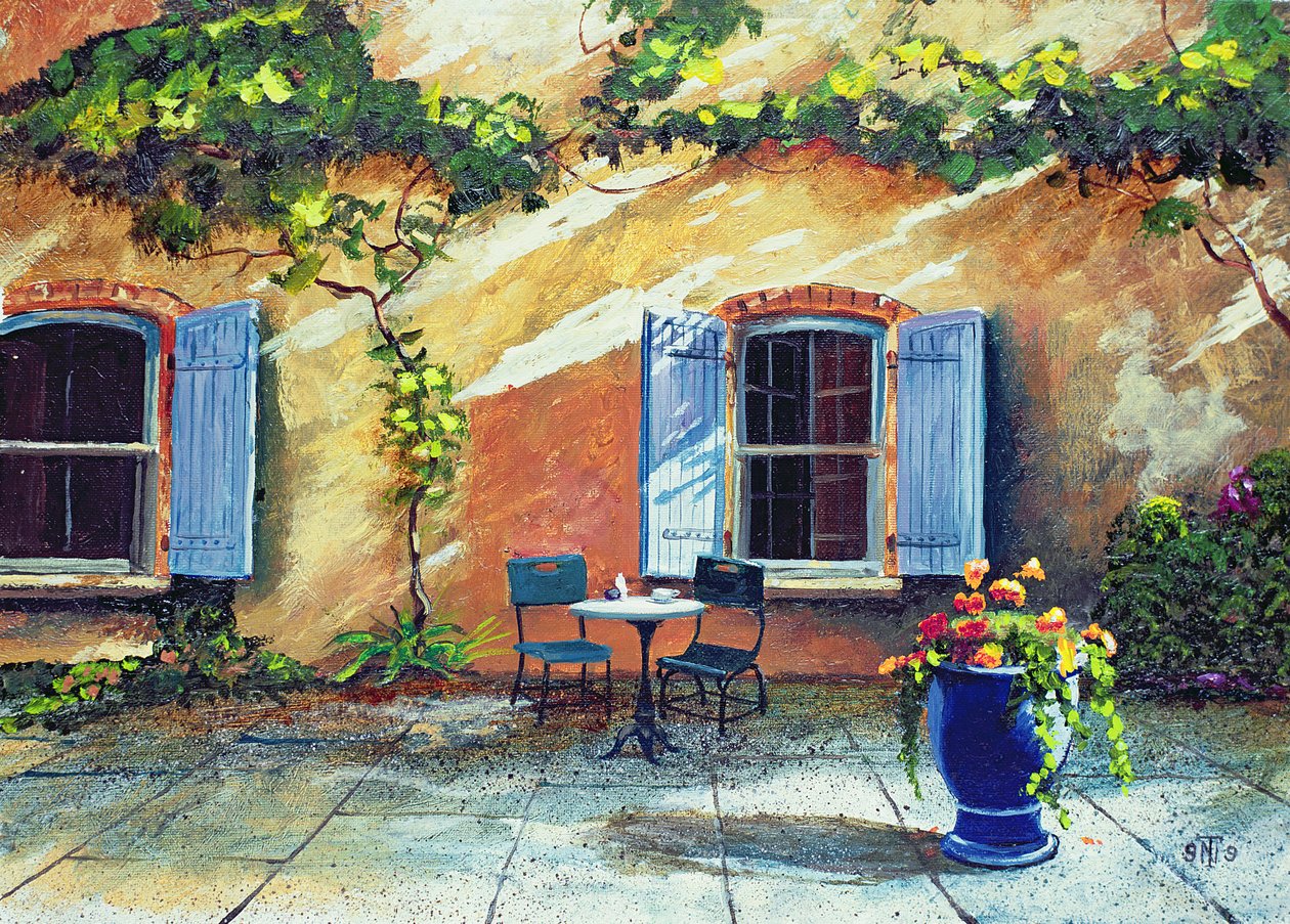 Janelas fechadas, Provence, França, 1999 de Trevor Neal