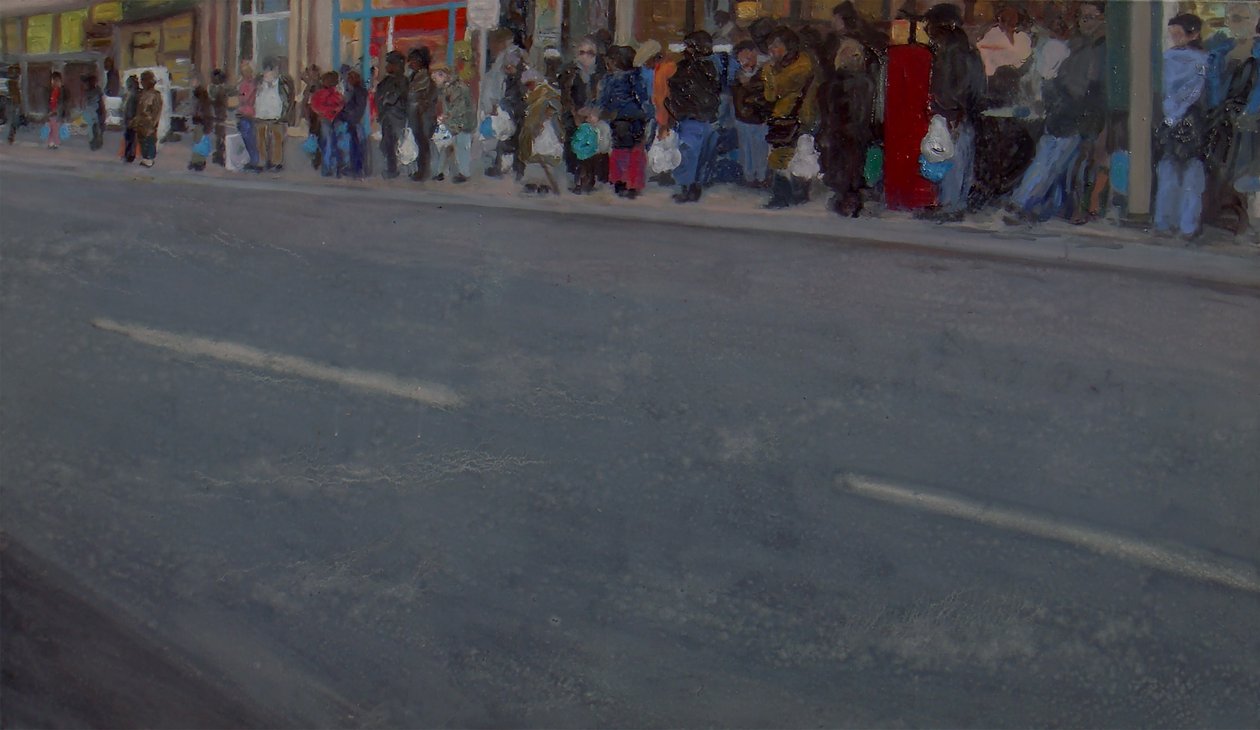 Fim do dia, 2010 (óleo sobre tela) de Trevor Burgess