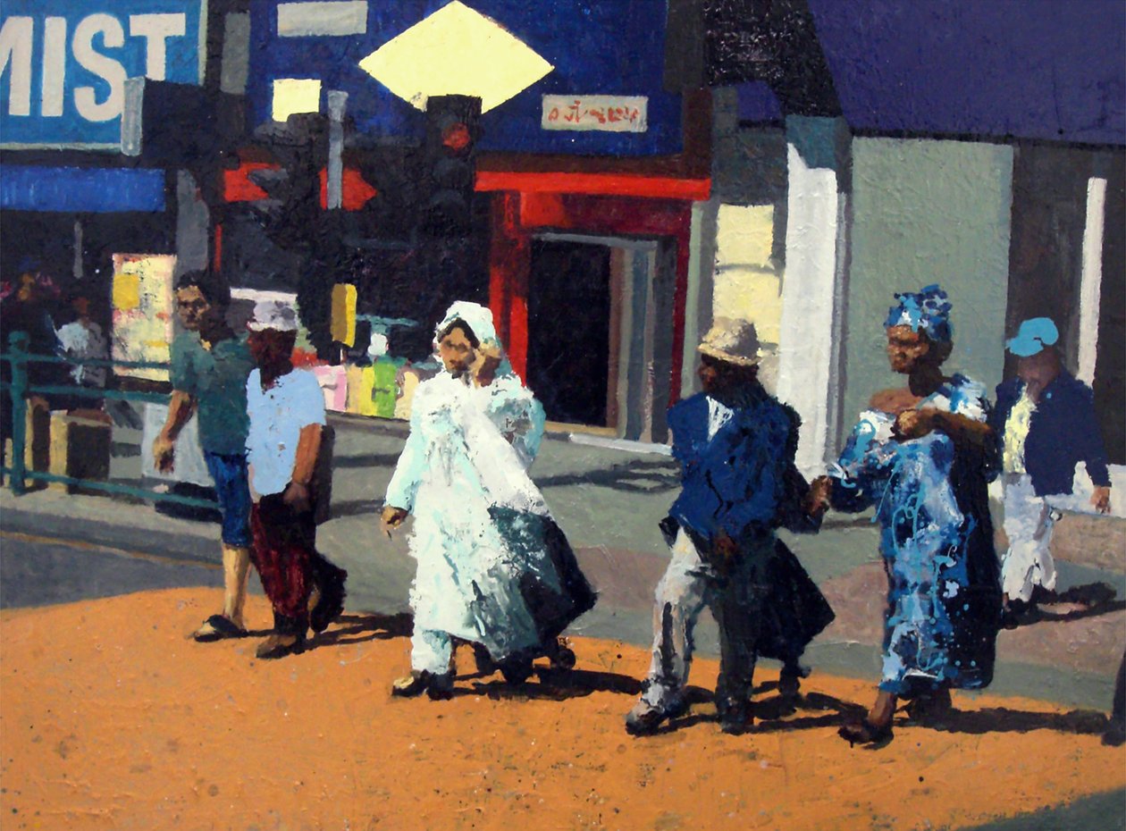 A partir de agora, 2006 (óleo sobre tela) de Trevor Burgess