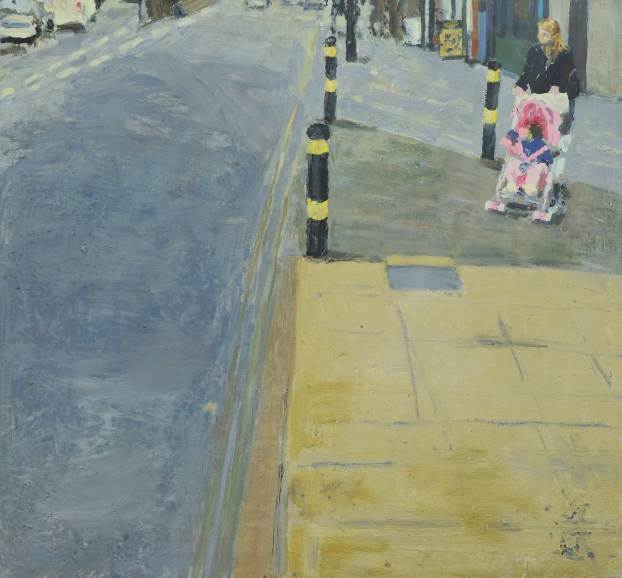 Pintura de rua, 2018 (óleo sobre tela) de Trevor Burgess
